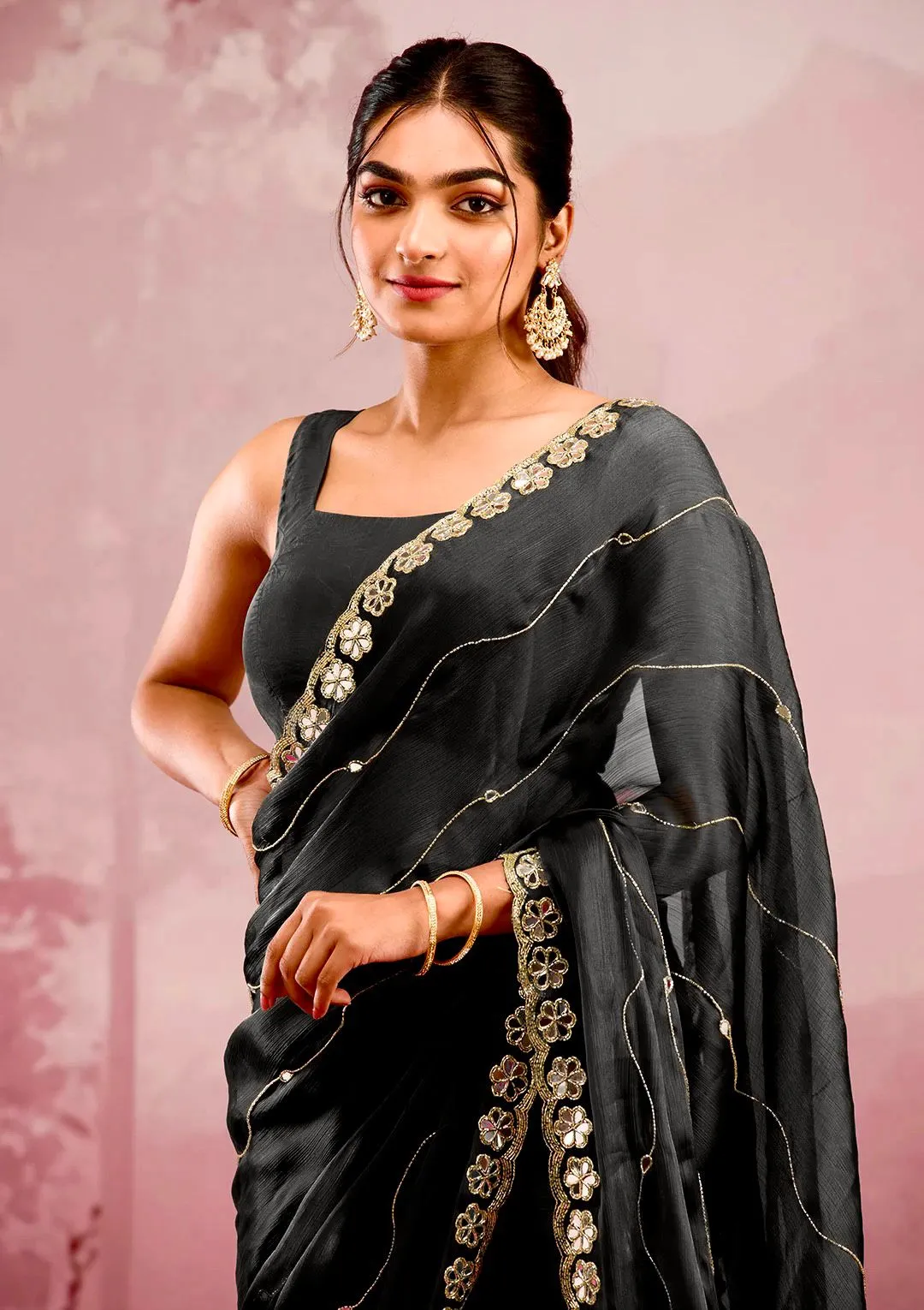 Beautiful Party Wear Premium Saree - Image 7 in Surat
